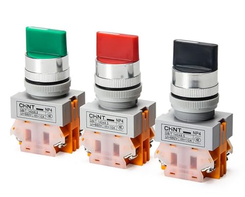 Bouton-poussoir NP4-11X/21 à 2 vitesses commande précise 1 NO + NC pour automatisme