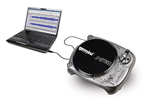 Gemini Tt-1100Usb Professional Audio Manual Belt-Drive Classic Usb Connectivity Dj Turntable With Adjustable Counter Weight And Anti-Skating Controls #TOP6