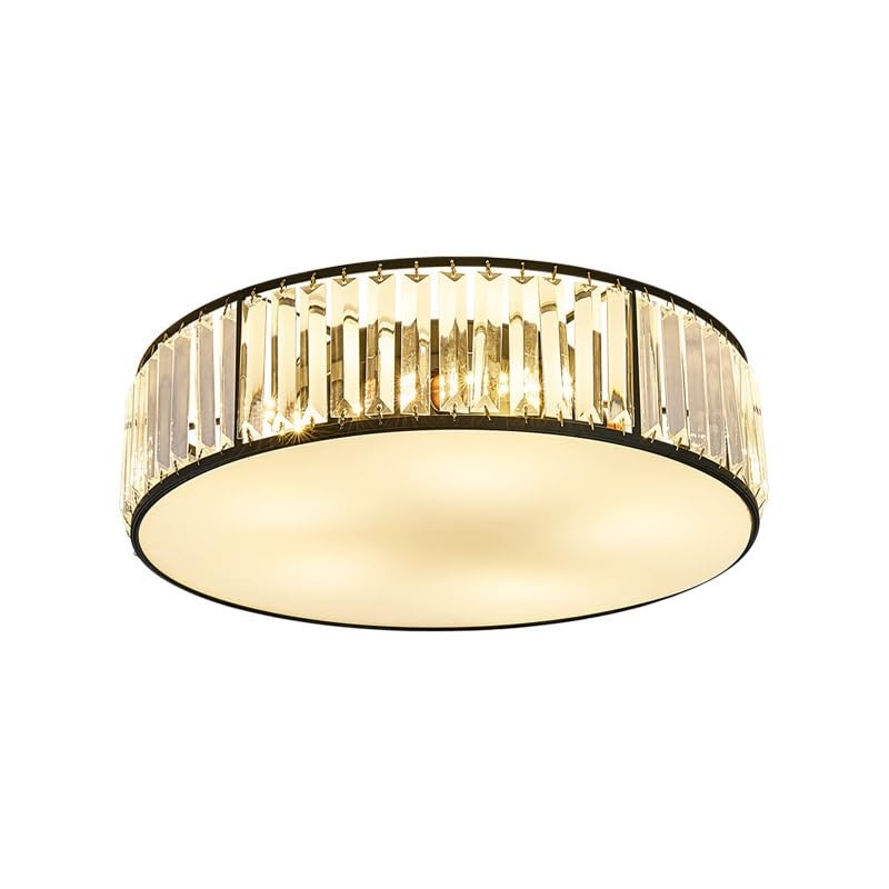 Plafonnier LED en verre pour chambre et cuisine luminaire de plafond pour sdb