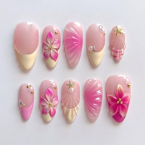 ZASKHLD Yellow French Tip Nails