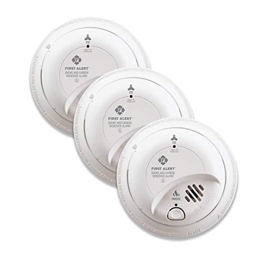 FIRST ALERT BRK SC9120B-3 Hardwired Smoke and Carbon Monoxide (CO) Detector with Battery Backup. 3-Pack , White
