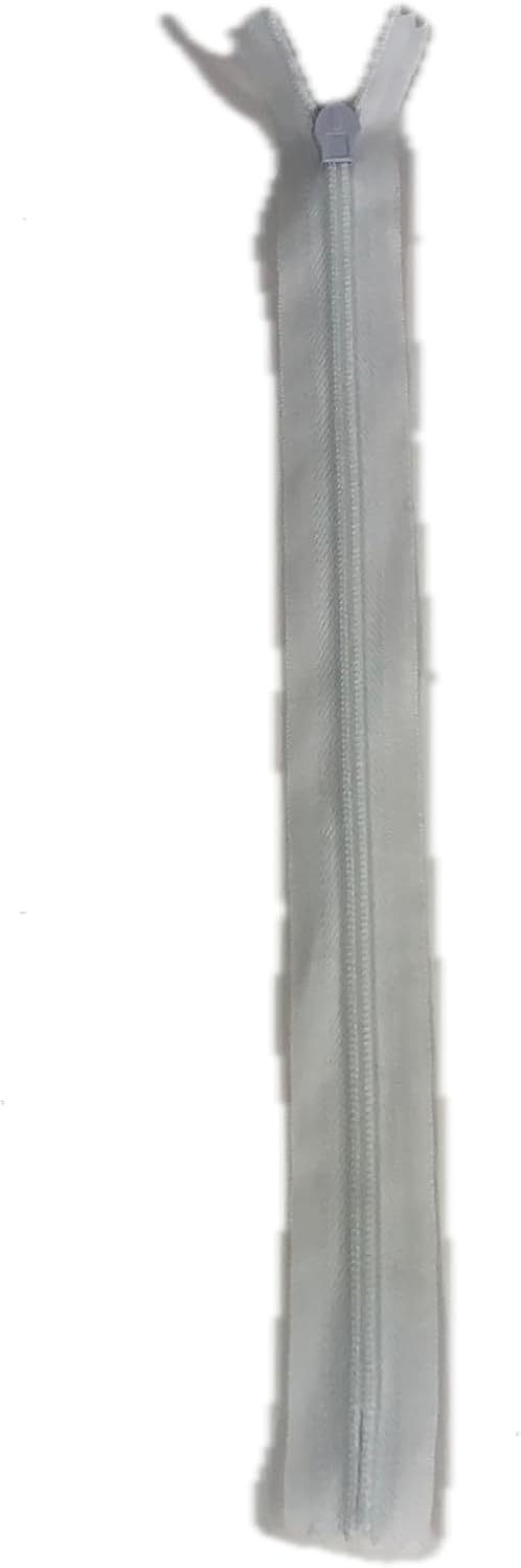 LEDUC Trimz Invisible RVNAVN3 Zip, 22cm, White