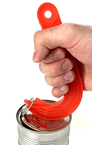 2 Easy Safe Ring Pull Can Opener Protects Nails Arthritis Hands Helper By Alazco Red & Blue #TOP1