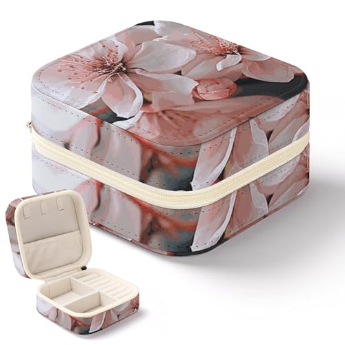 Organisateur de bijoux de voyage à fleurs pour vos escapades