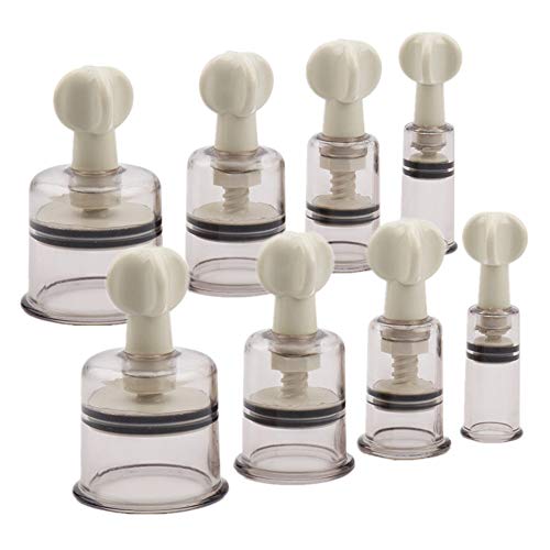 Vacuum Cupping Multi-Functional Rotary Magnetic Therapy Cupping Massage Device Magnetic Therapy Cupping Device Physiotherapy Cupping (8 Pcs)