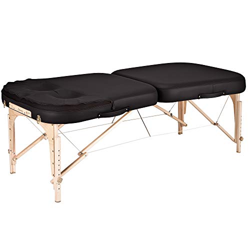Earthlite Portable Massage Table Infinity Conforma With Breast Technology – Memory Foam Alcoves In Stomach & Chest Area, 3” Pro-Plush Deluxe Cushioning, Flex-Rest Face Cradle, Carry Case (Full Reiki) #TOP5