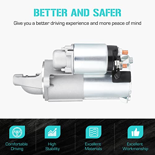 Starter 1.8L for Chevrolet Cruze 11-12 (LS Base LT Sedan) 13-14(LS LT) 15(L LS LT), for Cruze Limited 2016 (L/LS/LT Sedan 4-Door), for Sonic Sedan/Hatchback 12-14 (LS LT LTZ), 15-18 (LS LT) 4-Door by Youxmoto - Image 6