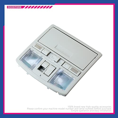 Ocestore Gs4A-69-970D-30 Overhead Console Map Reading Light W/Sunroof Switch Td77-69-970D-75 Compatible With Mzd 6 2008-2012 Cx-9 2010-2015 Cx9 Grey Td11-69-970 #TOP1