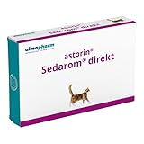 Almapharm astorin Sedarom direkt | 72 Tabletten | Ergänzungsfuttermittel für Katzen | Zur Unterstützung des Nervenstoffwechsels zur Stressabschirmung | Mit einem Vitamin B-Komplex