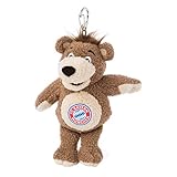 Material: Polyester/Metall Bayern München Schlüsselanhänger - Berni - Anhänger, Keychains kompatibel FCB - Plus Lesezeichen I Love München