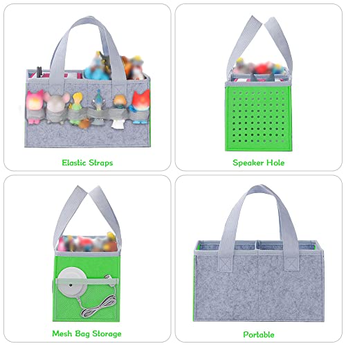 Vicloon Bag for Toniebox Starter Set and Accessories Storage Bag, Toniebox Audio Player Felt Organizer Bags - Image 3