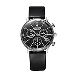 Gehäusestärke: 8 mm; Gehäusedurchmesser: 35 mm; Gesamtlänge der Uhr: 18 cm