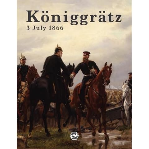 Koniggratz - The 1866 Austro-Prussian War Wargame with Innovative Gameplay - Board Game Cover