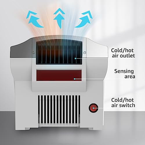 modunful Hand Dryers for Bathrooms Commercial, Electric Hand Dryer Touchless, Extra Quiet Low Noise(40db), Wall Mounted Type(1600W) (White)