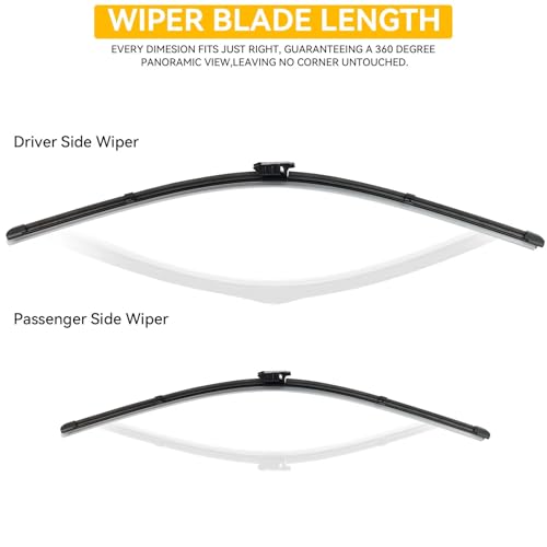 Balais d'essuie-glace durables Renault Captur 2013-2016 balai robuste