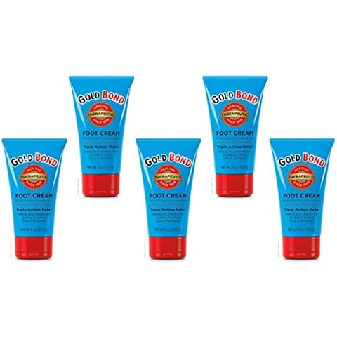 Gold Bond Therapeutic Foot Cream, 4 oz (5 Pack) Cover