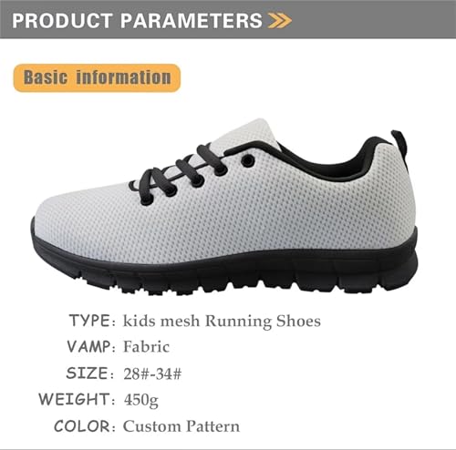 HUIACONG Halloween Kid's Walking Shoes Spider Web Pumpkin Skeleton Boys Lightweight Running Sneakers Size 11 Girls Dance Travel Trainers Child Gym Cycling Jogging Footwear4