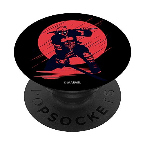 Marvel Deadpool Red Moon Samurai PopSockets PopGrip: Swappable Grip for Phones & Tablets