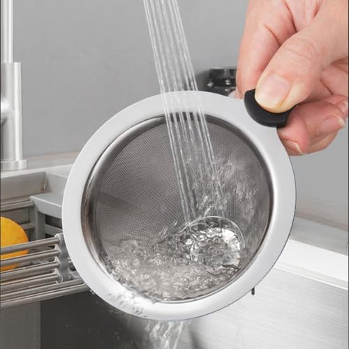 Image of Stainless Steel Coffee Dripper Reusable Filter with Handle, Paperless Pour Over Coffee Maker, Fine Mesh for Rich Natural Flavor, Eco-Friendly Durable Coffee Brewing Cone for Home & Travel