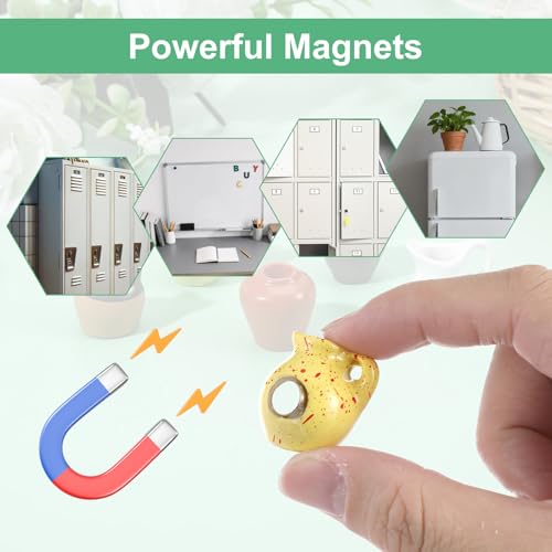 5 Imanes Decorativos Mini Jarrón para Refrigerador miniatura 7