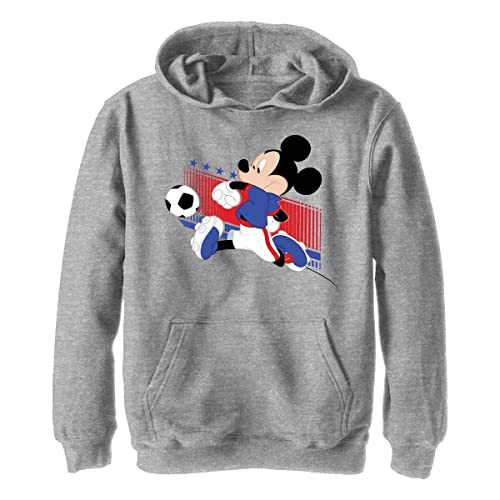Disney Boy's Usa Kick Hoodie, Athletic Heather, Medium #TOP20