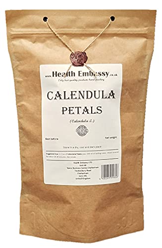 Health Embassy Calendula Petals (Calendula L) Marigold Loose Herbal Tea (25g)