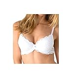Smart & Sexy Women's Signature Lace Push-up Bra, White, 38C