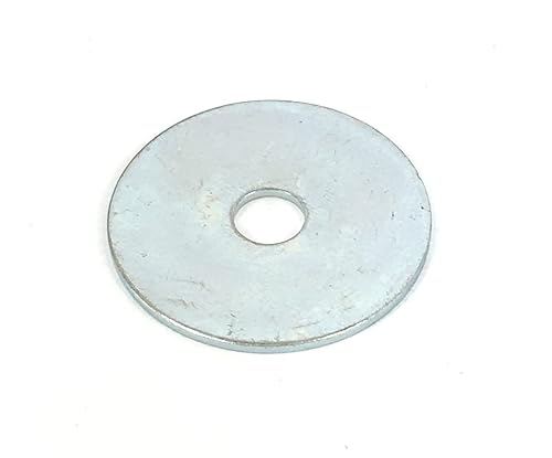 Munitech, M6 Washers, Penny Repair Washers, From M6 x 30mm, Large Flat Repair Washer, Zinc Plated Plain Round Washers for Screws and bolts (Pack of 12) (M6 x 30mm)