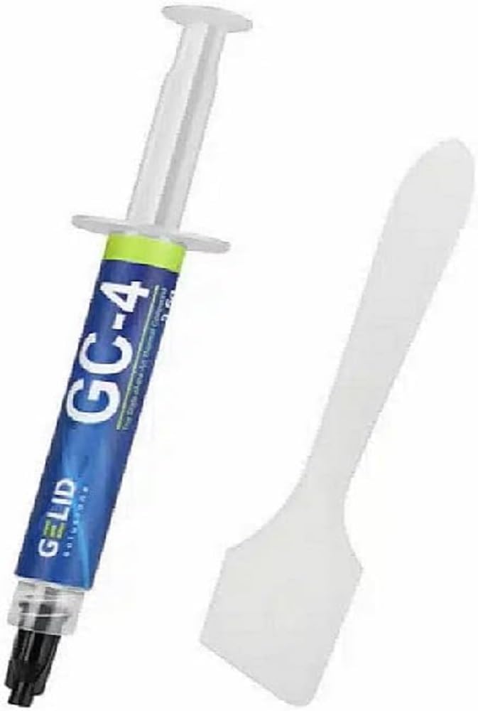 Gelid Solutions Pasta Termica GC-4-3.5g per dissipatori di Calore | Massima conducibilità Termica | Facile da Usare | Non corrosivo