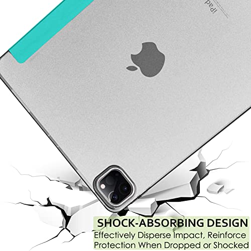 Image of DuraSafe iPad Pro 12.9 inch 4th Gen 2020 Cover A2229 MY2H2HN /A MY2J2HN /A A2069 MXAT2HN /A MXAV2HN /A MXAU2HN /A MXAW2HN /A A2233 MY3K2HN /A MY3J2HN /A MXFY2HN /A MXG12HN /A MXFX2HN /A MXG02HN /A - Green