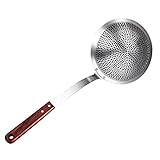 iplusmile Skimmerkelle Praktischer Für Ölfilterung Hitzebeständig Ergonomischer Griff Für Frittieren Von Gemüse Fleisch Und Wontons