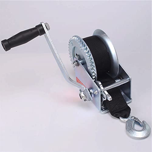 Ningwaan 3 Pcs 20 Ft X 2 Inch Black Tow Straps With Hooks, Trailer Winch Strap Replacement, Heavy Duty Boat Trailer Strap For Winch, Boats, Trucks, Vans, Breaking Strength 4400 Lbs #TOP5