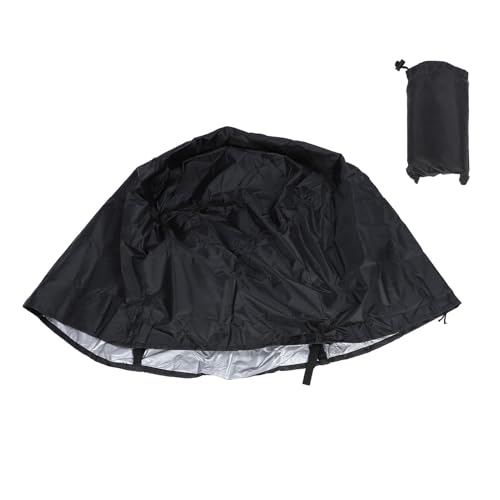Pssopp Dumbbell Weight Rack Cover, Water 210D Oxford Cloth Material Sliver Coated Gym Rack Dust Cover with Drawstring for Indoor and Outdoor