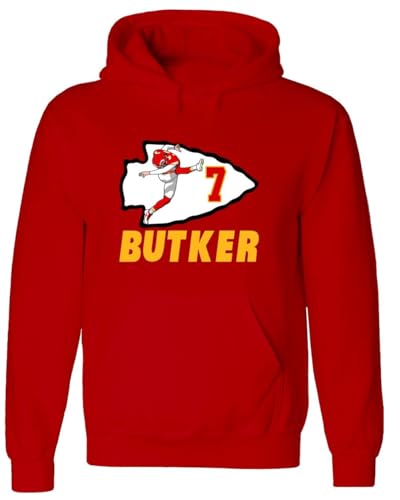 Harrison Butker 7 Kansas City Logo Hooded Sweatshirt Hoodie