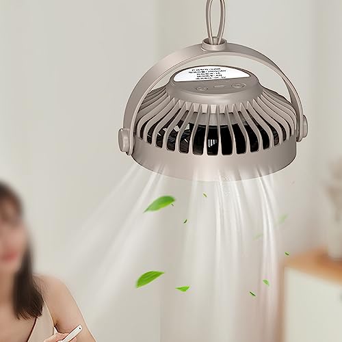 Ventilateur de table anti-chaleur avec trépied LED et télécommande