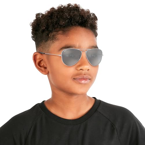 Image of Ray-Ban Junior Kids' Rj9506s Metal Aviator Sunglasses