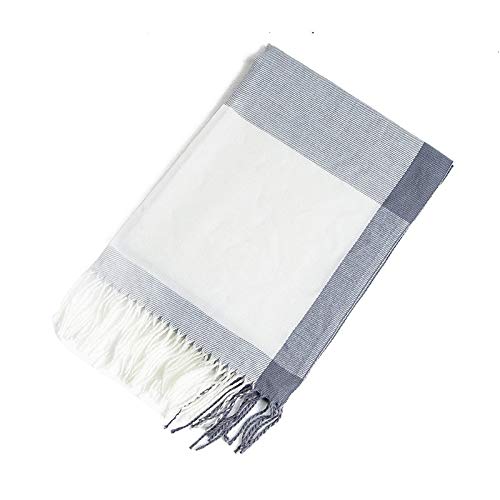 Écharpe design femmes foulard hiver : long pashmina style patchwork tendance