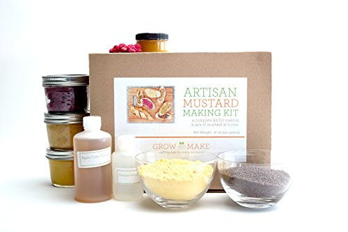 Grow and Make DIY Artisan Mustard Making Kit - Learn how to make your own gourmet mustard at home!