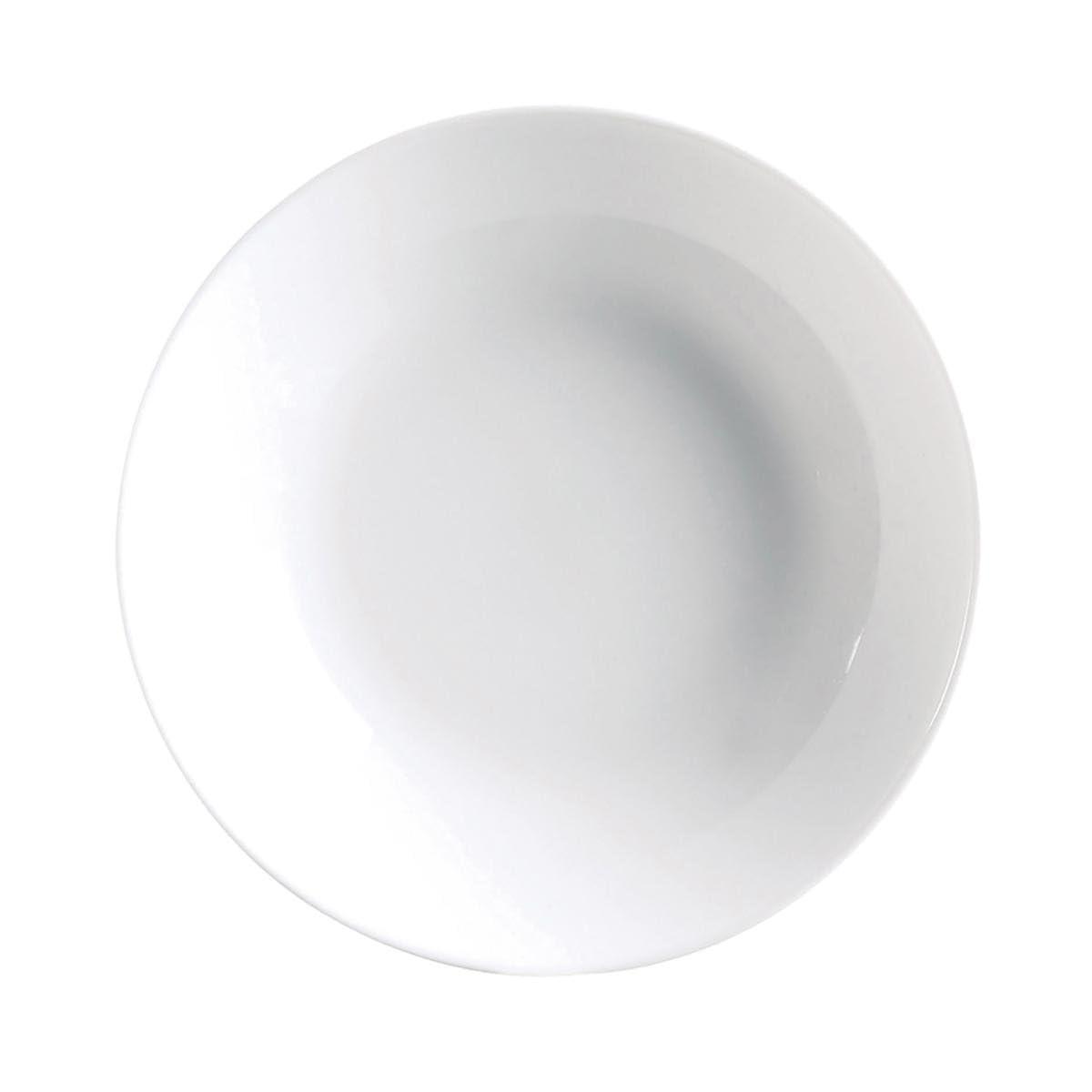 Luminarc D6907 6 Assiettes 20 cm-Diwali, Opale-Verre trempé, Blanc