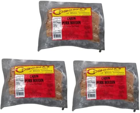 The Best Stop Original Boudin - Authentic Louisiana Cajun Sausage, 14 Oz Pack Of 3