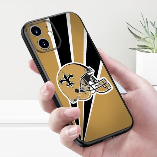New Orleans Football TPU Phone Case for iPhone 11, Shockproof Gold image 5