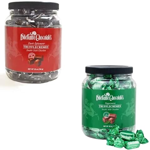 Dilettante Trufflecreme 2-Pack Bundle - Ephemere, Peppermint 28 Oz Jar Set Cover