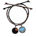 Produktbild Beauty Gift Red Shadow Planet Nebel Blau Armband Seil Hand Kette Leder Elefant Armband