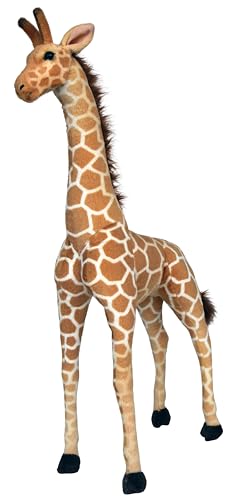 Plushfarm Wagner Plüschtier Giraffe - stehend - 140 cm