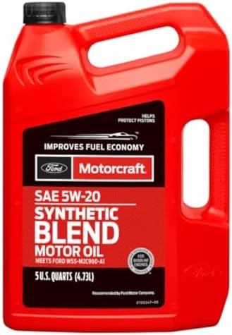 Motorcraft SAE 5W-20 Synthetic Blend Motor Oil - XO-5W20-5Q3SP - ...