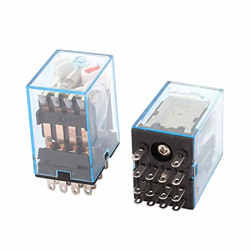 Tool parts HH54P MY4 AC 12V Coil Voltage 14 Pins 4PDT Power Electromagnetic Relay 2Pcs