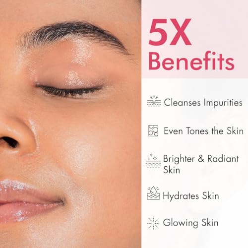 Image of mCaffeine CLEAR GLOW 1% Kojic Acid Daily Brightening Face Wash with Glutathione For Dark Spots & Pigmentation |Brightens Skin |Face Wash For Men & Women | Non-Drying, Fragrance Free - 100ml
