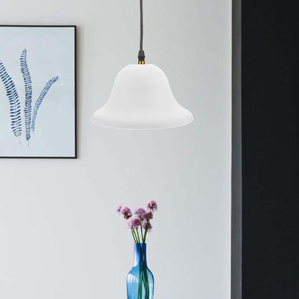 Alipis 2pcs Modern Plastic Ceiling Lampshade Light Cover Lightweight Easy to Install Versatile Home Decor for Bedroom and Living Room