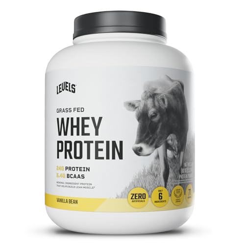 Best Protein Powder to Mix with Water (2026): Top-Rated Picks That Actually Dissolve 2 Levels Grass Fed Whey Protein Powder, No Artificials, 24G of Protein, Vanilla Bean, 5LB