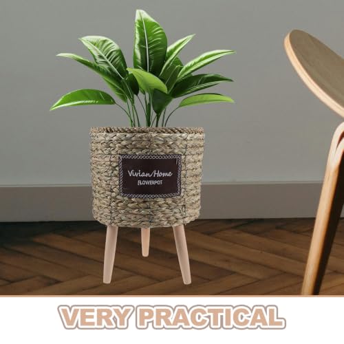 Cesta de almacenamiento flexible para plantas en balcones y rincones luminosos del salón 4